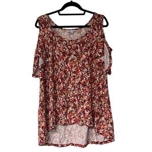 Boutique + Cold Shoulder Blouse